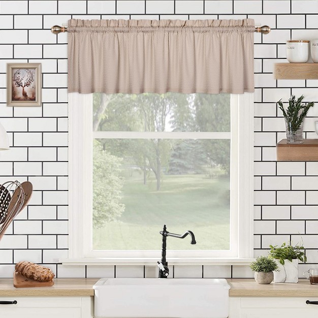 Embossed Soft Microfiber Short Kitchen Curtains Bathroom Window Curtains