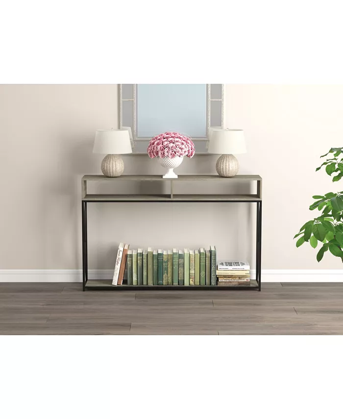 SandCO Safdie and Co. Console Table Two Open Shelves