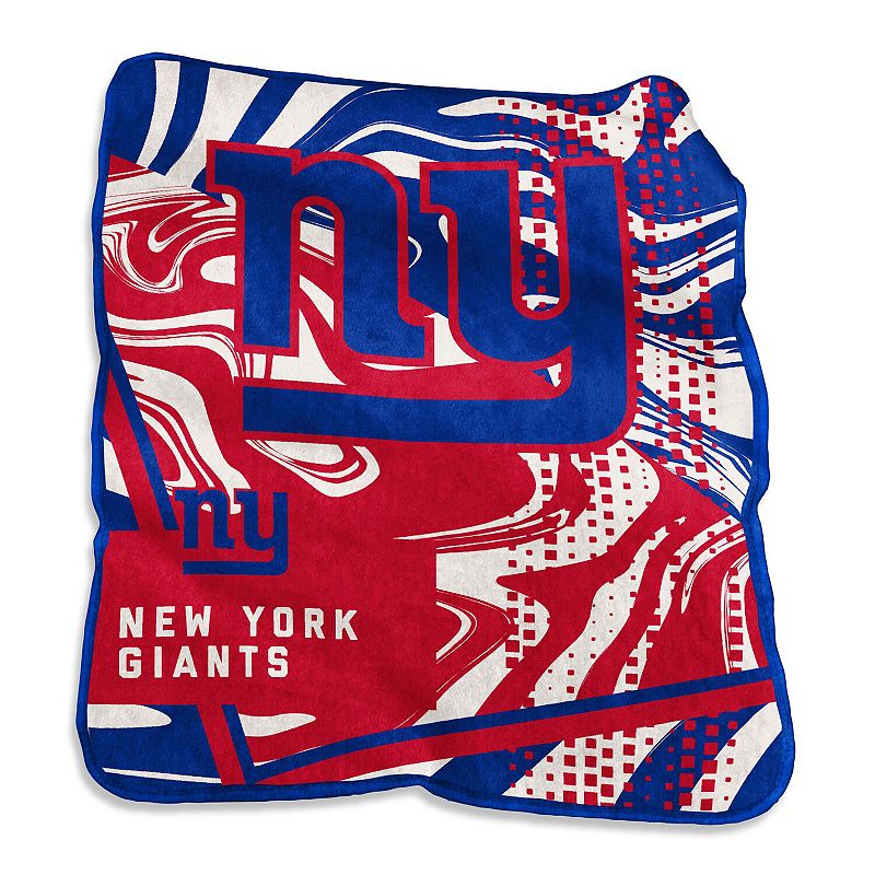 New York Giants 50 x 60 Swirl Raschel Throw Blanket