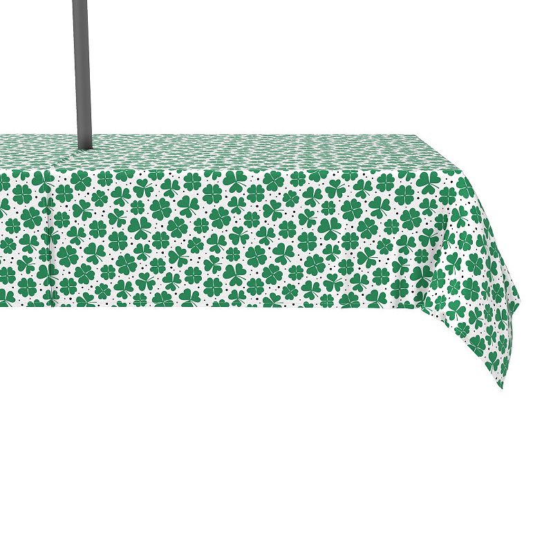 Water Repellent， Outdoor， 100% Polyester， 60x120， St. Patrick's Day Shamrock Decoration