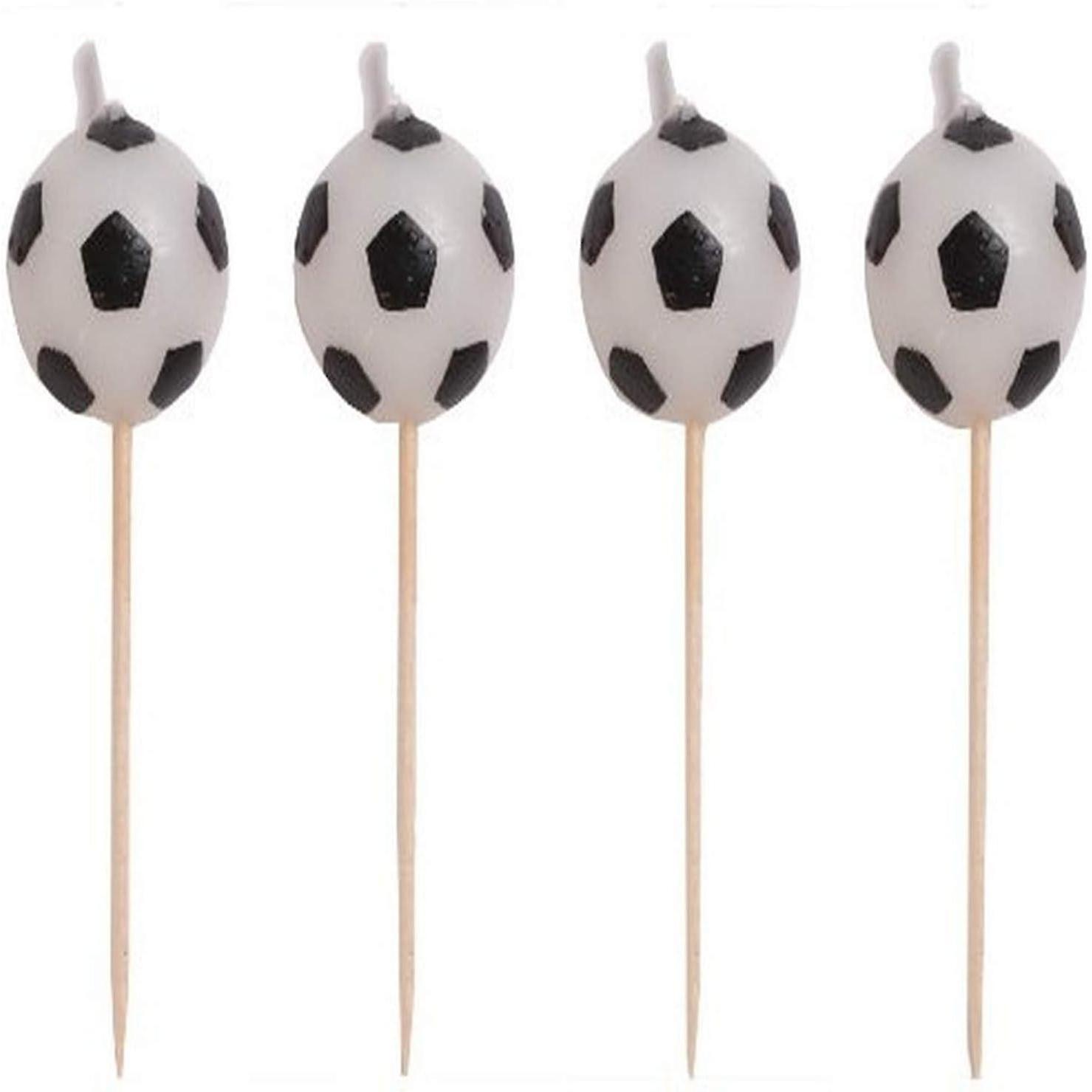 Creative Converting Football Pick Candles (Pack of 4)