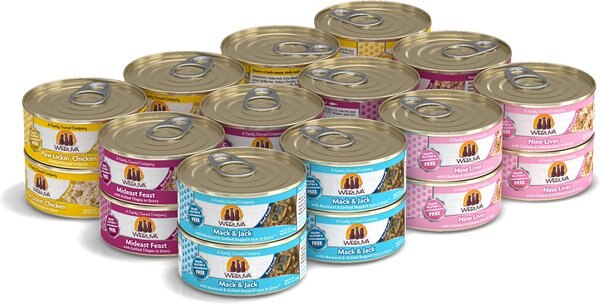 Weruva Chicken Gone Fishin' Variety Pack Grain-Free Canned Cat Food