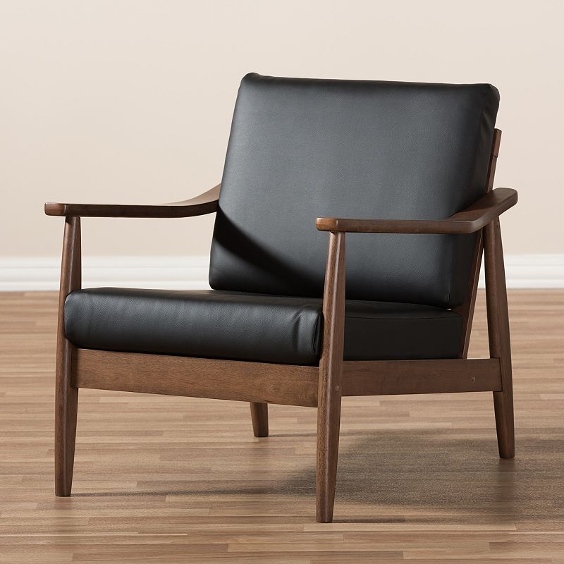 Baxton Studio Venza Mid-Century Modern Arm Chair