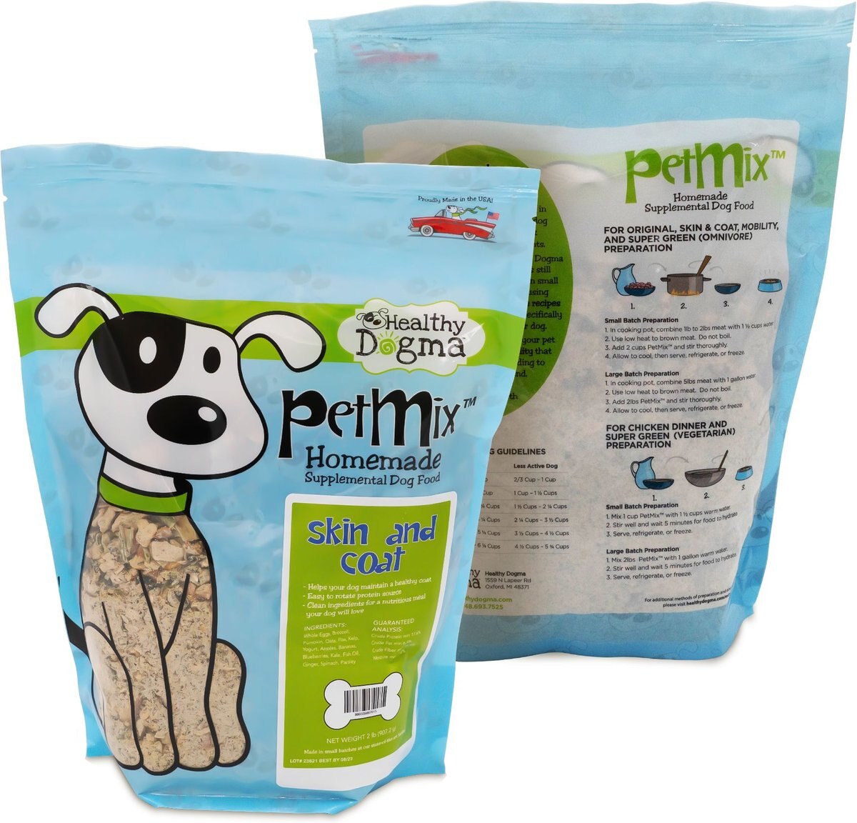 Healthy Dogma PetMix Skin and Coat Supplemental Dog Food