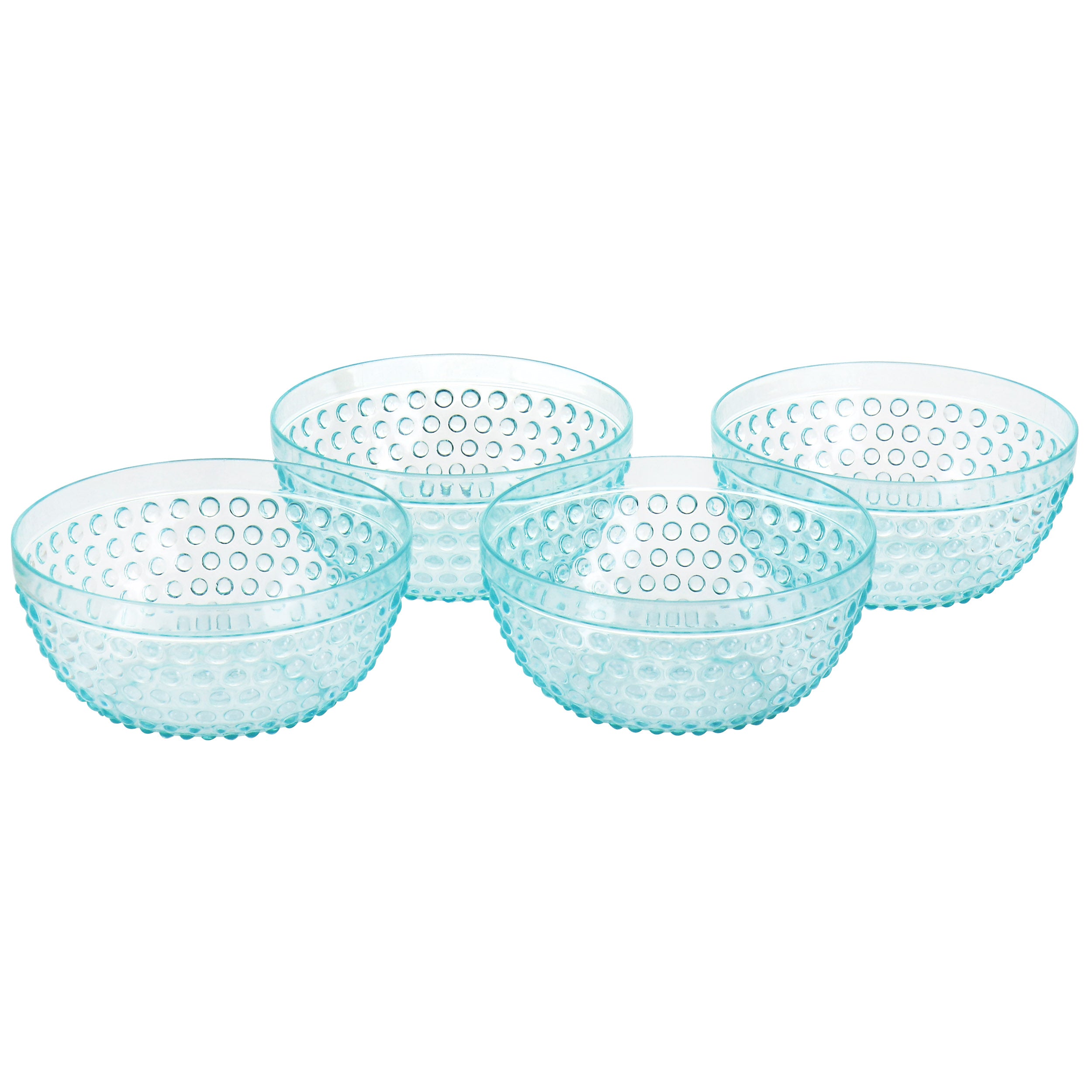 GBS Plastic Bowl Set with Serving Bowl in Light Blue