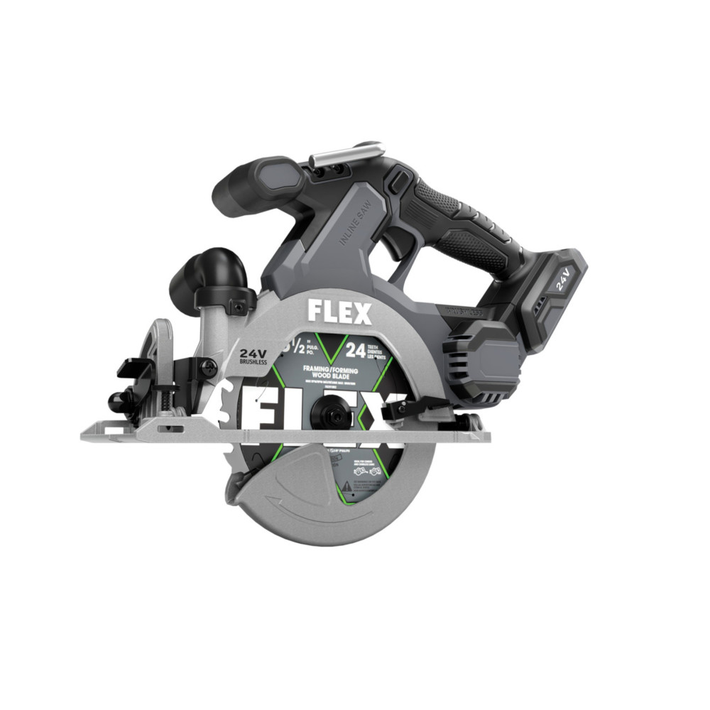 FLEX 24V Circular Saw In Line 6 1/2 Bare Tool