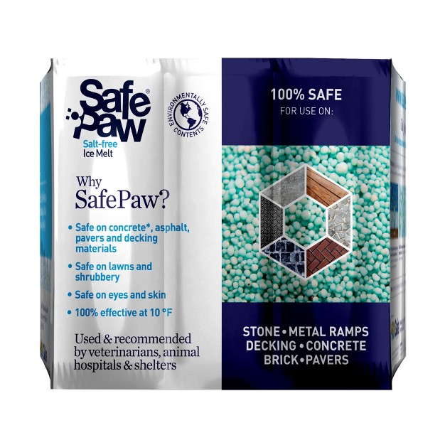 Safe Paw Dog Pet Winter Ice Snow Melt For Driveway Sidewalk Cured Concrete And Various Terrain