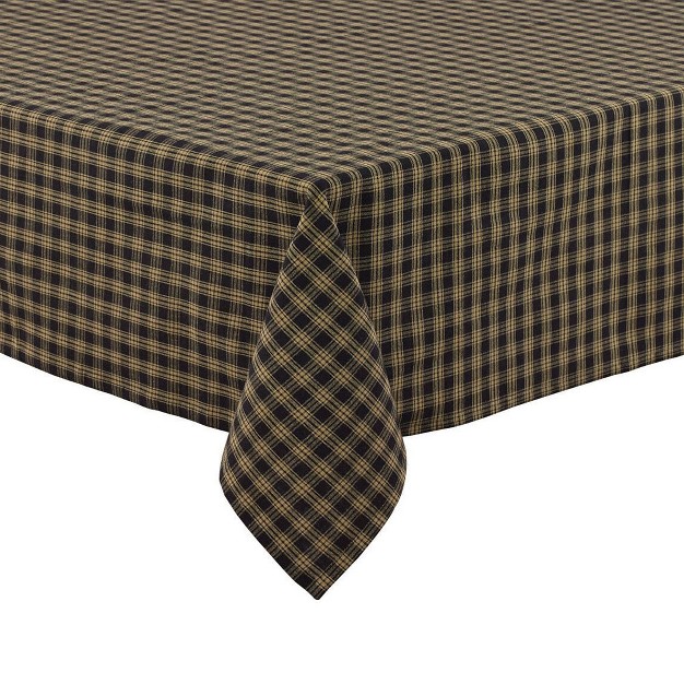 Park Designs Sturbridge Tablecloth 84 quot l Black