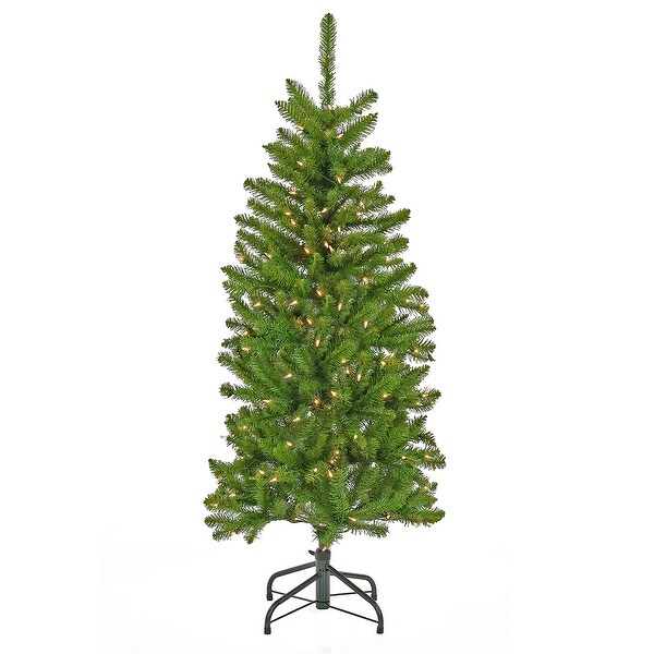 National Tree Company 3 ft. Kingswood Fir Pencil Tree with Clear Lights