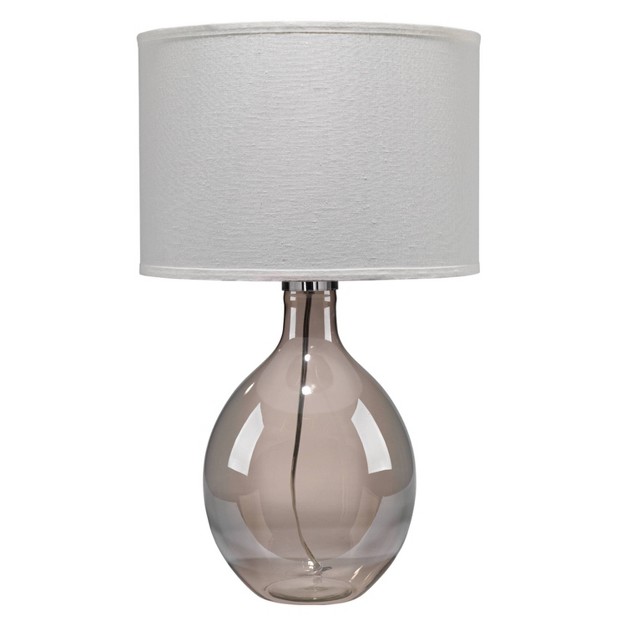 Juliette Glass Table Lamp Gray Splendor Home