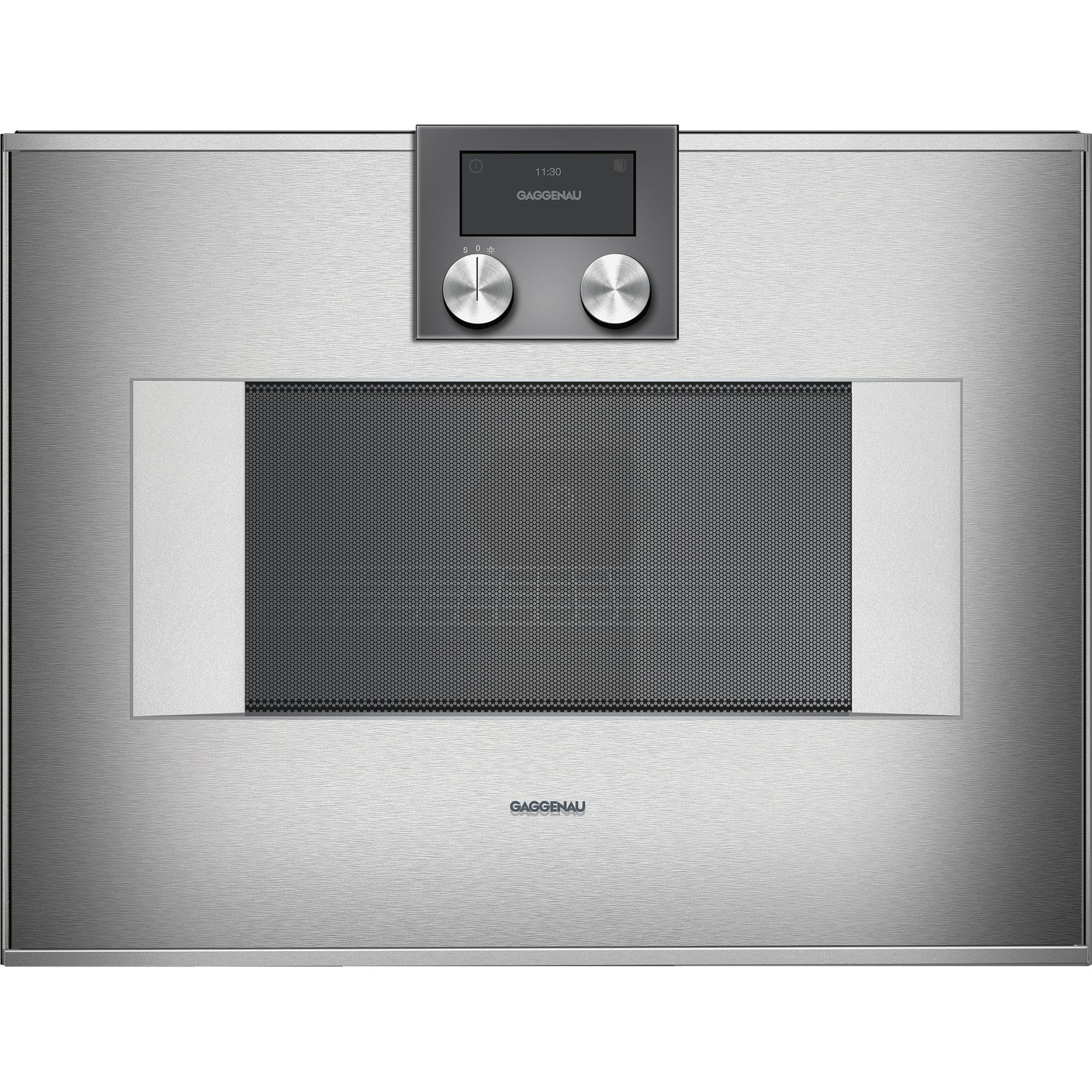 Gaggenau 24-inch, 1.3 cu.ft. Built-in Combi-Microwave Oven with Left Hinge BM 451 710