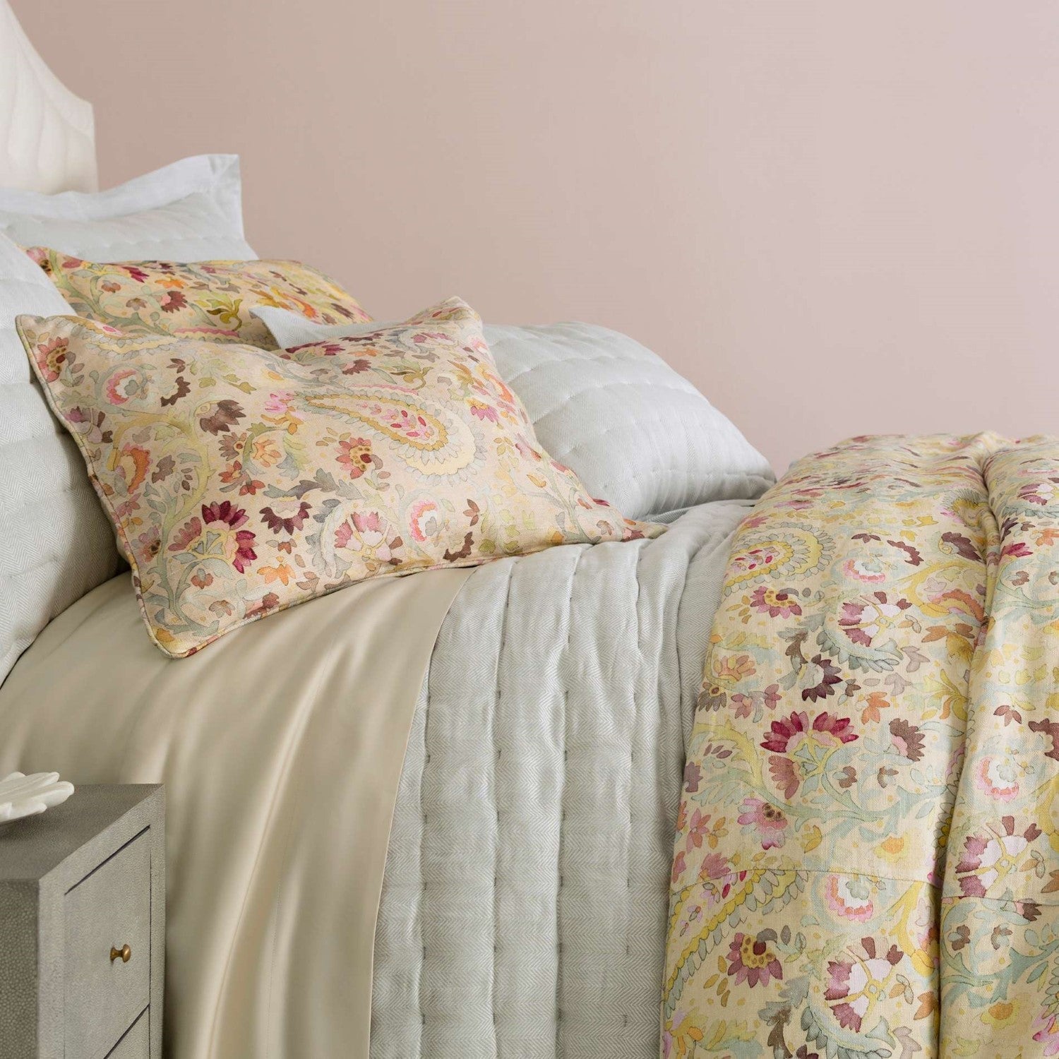 Ines Linen Multi Duvet Cover