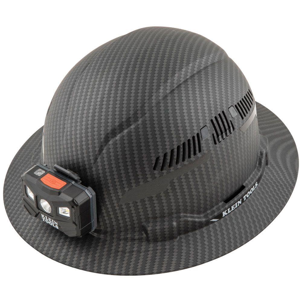 Klein Tools Hard Hat， Class C with Lamp