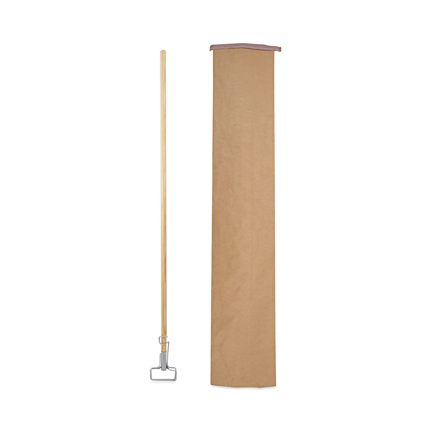 Spring Grip Metal Head Mop Handle for Most Mop Heads by Boardwalkandreg; BWK609