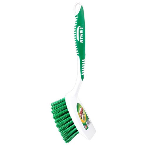 Libman 54 Short-Handle Utility Scrub Brush， 10-1/2