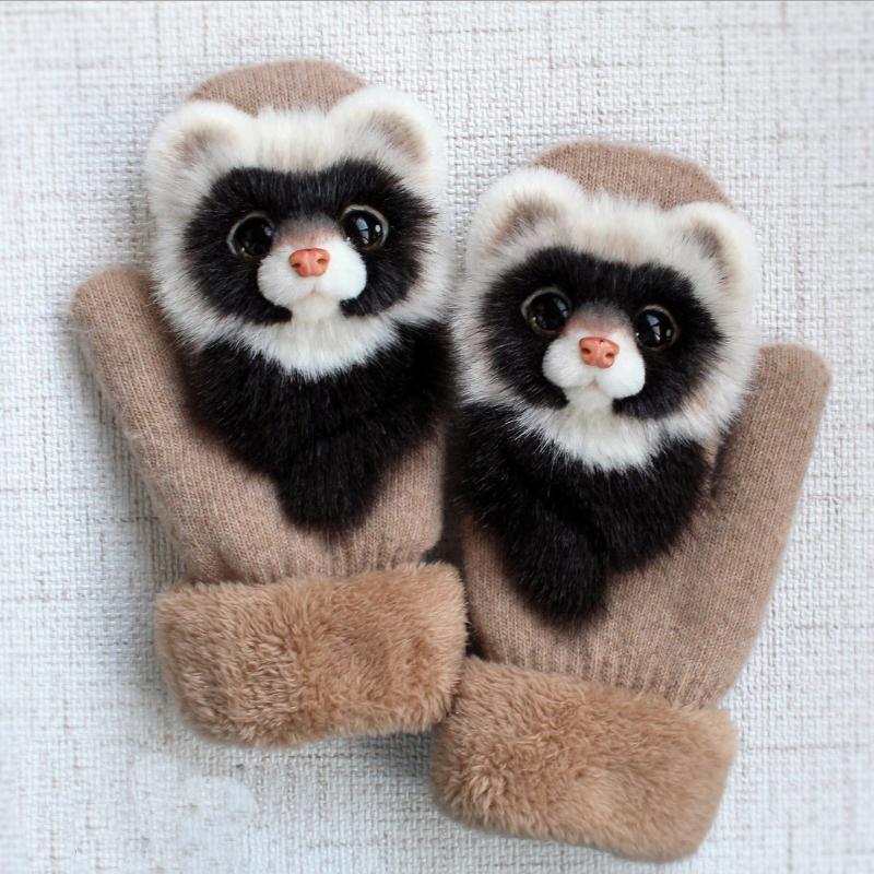 Cute Animal Mittens