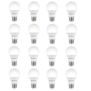 60-Watt Equivalent A19 Non-Dimmable CEC LED Light Bulb Soft White (16-Pack) A8A19A60WT2044