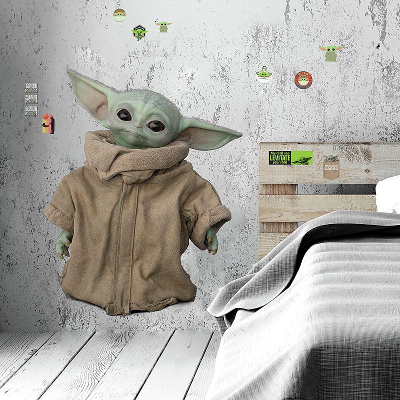 Star Wars The Mandalorian The Child aka Baby Yoda Peel and Stick Wall Decals by RoomMates