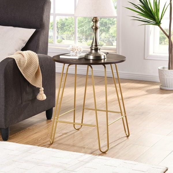 Leif 20-inch Round Side Table