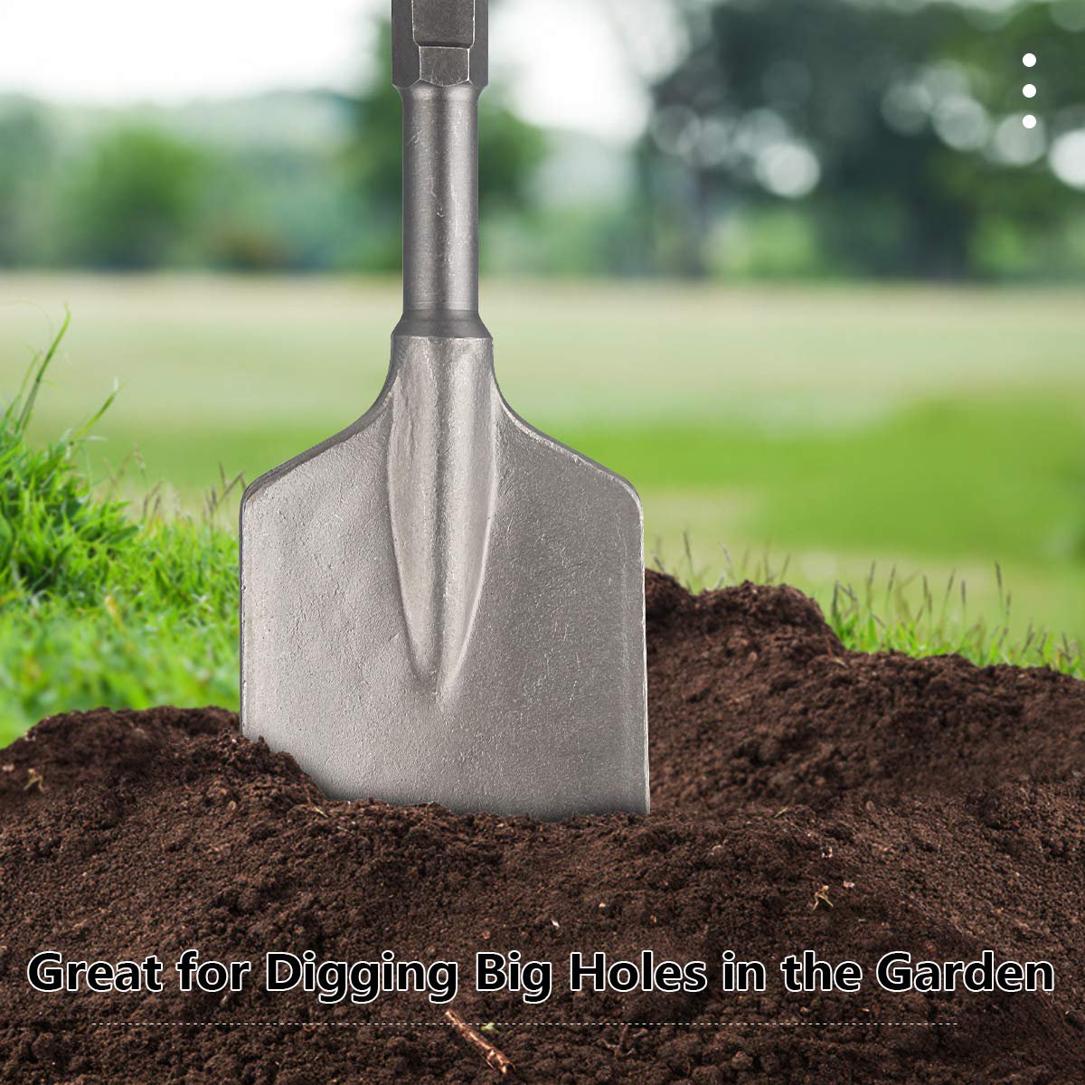 Nisorpa Jackhammer Clay Spade Shovel Chisel Bit Hex Shank Demolition Electric Tools Spade Gift