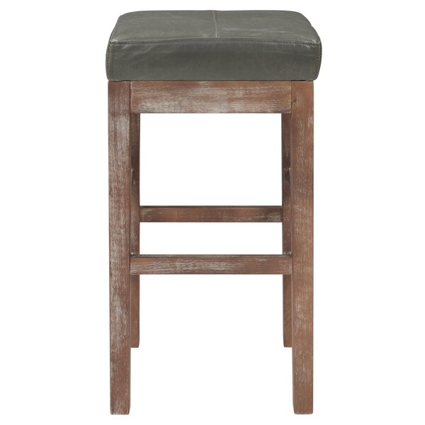 Valencia Bonded Leather Backless Counter Stool