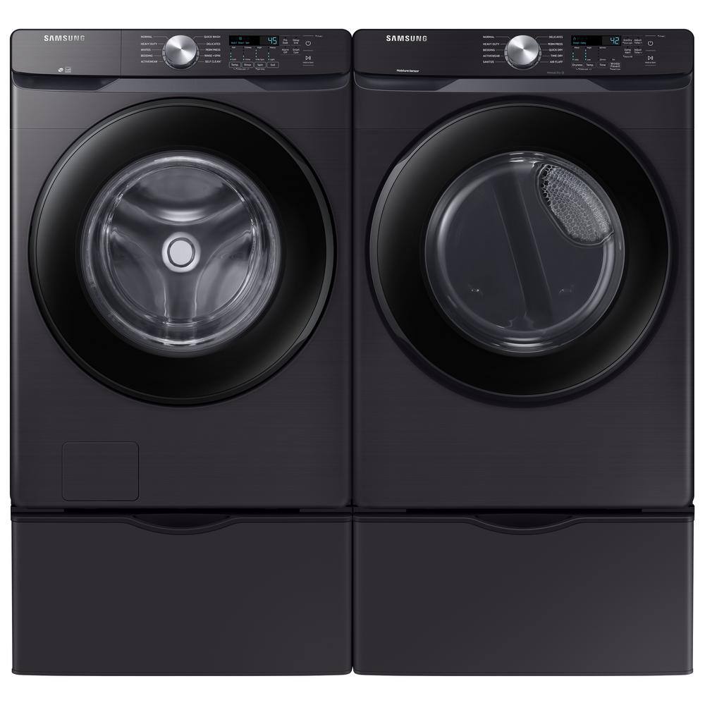  7.5 cu. ft. Stackable Vented Electric Dryer with Sensor Dry in Brushed Black DVE45T6000V