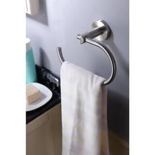 CMI Casmir Towel Ring in Brushed Nickel 182-6621