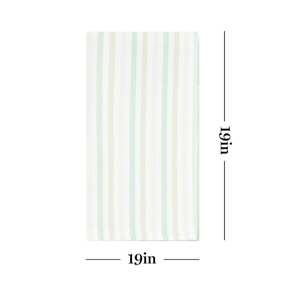 Martha Stewart Daisy Stripe Napkin Set 4 Pack   19\