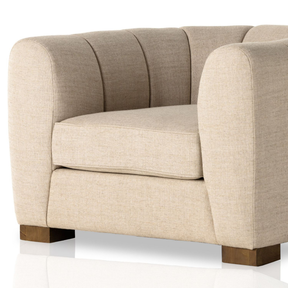 Bernadette Alcala Wheat Chair   Transitional   Armchairs And Accent Chairs   by Zin Home  Houzz