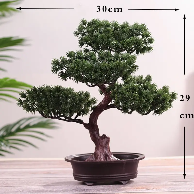 High Quality Low Cost Mini Bonsai Tree Table Decoration Plastic China Natural Carton Box Environmental Friendly ODM OEM Accepted