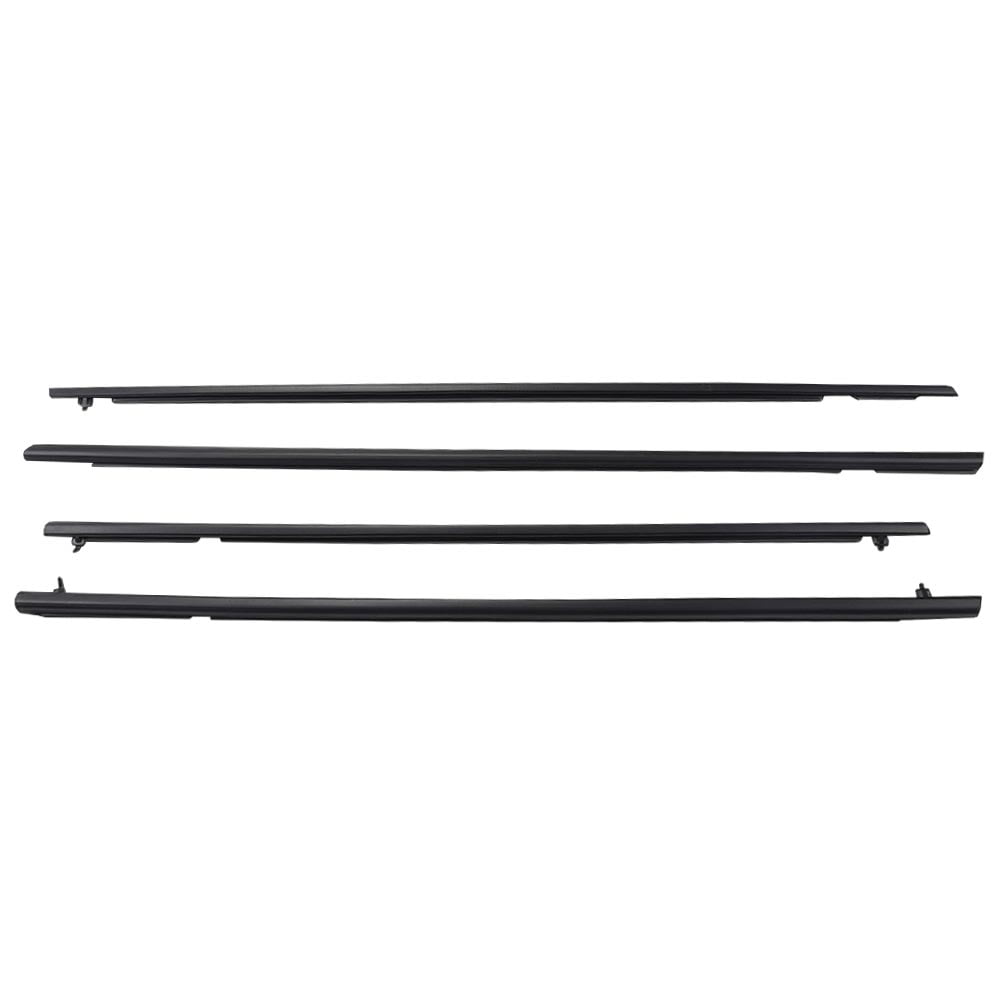 G-Plus Weatherstrip Window Seal Fit for 2006-2011 Honda Civic Outside Trim Seal Belt Black 4Pcs