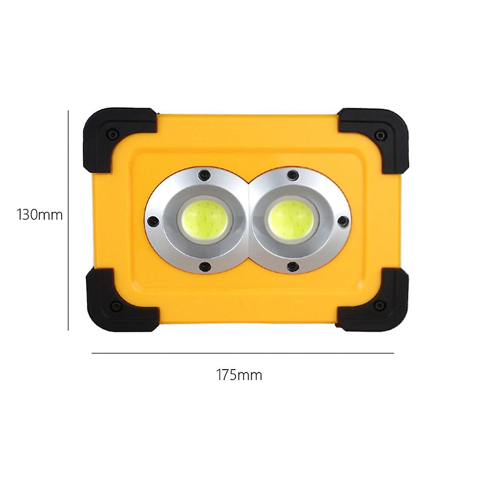 Solar Power Floodlight Led Spotlight Flood Light Outdoor Led Projector Reflector Bouwlamp Construction Lamp Rechargeable 18650