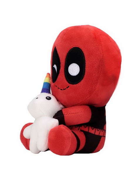 Kidrobot Deadpool w/ Unicorn 7.5 Phunny Plush