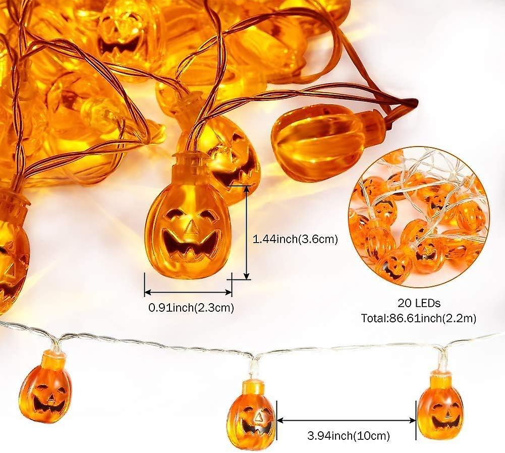 Halloween String Lights， 3m 20 Leds Lighted Ghost String Light， Halloween Ghost Light For Halloween， Halloween Decoration Lights.