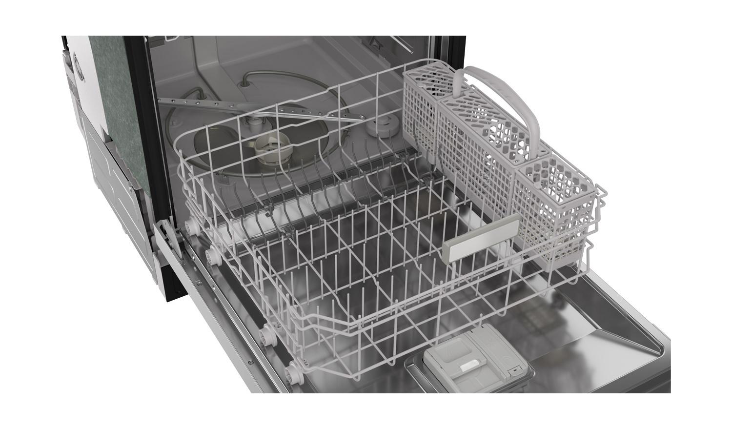 Sharp SDW6506JS 24 In. Slide-In Stainless Steel Hybrid 49 Db Dishwasher