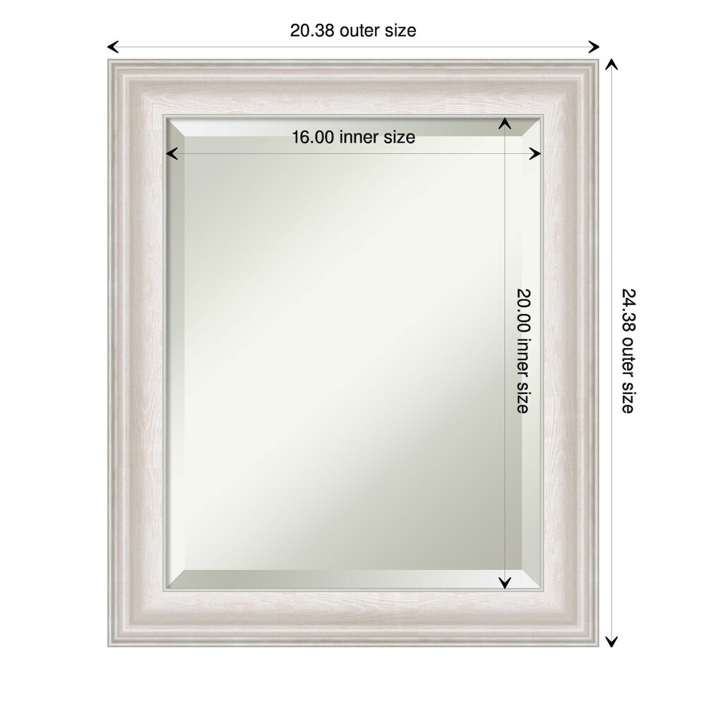 Beveled Wall Mirror   Trio Oil Rubbed Bronze Frame