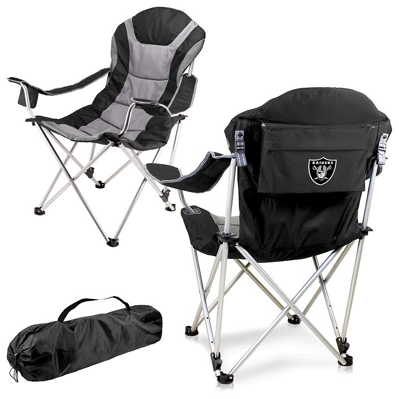 NFL Las Vegas Raiders Reclining Camping Chair