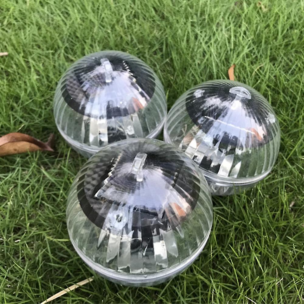 2 Pcs Floating Pool Lights Solar Battery Powered Flowers Inflatable Waterproof Glow Globe，outdoor Pool Ball Lamp Colourful Changing Led Night Light Pa