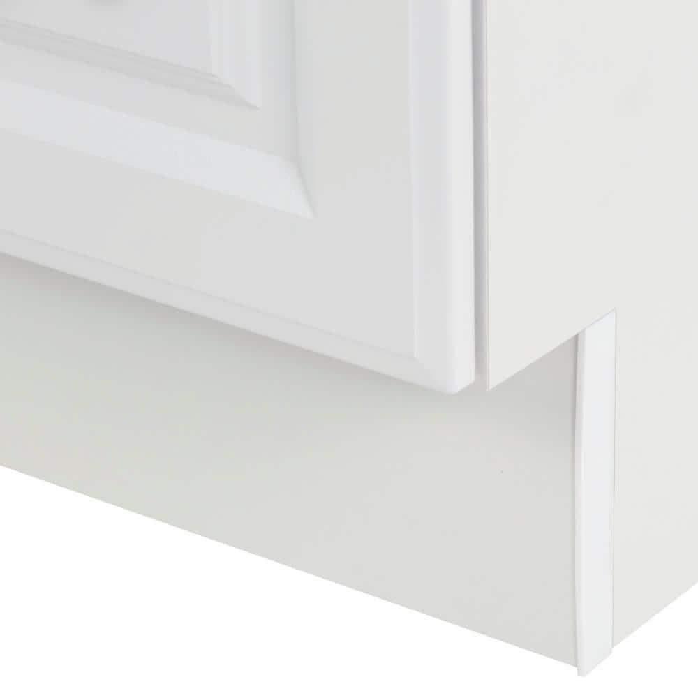 Glacier Bay Glensford 480 in W x 216 in D x 342 in H Bath Vanity Cabinet without Top in White