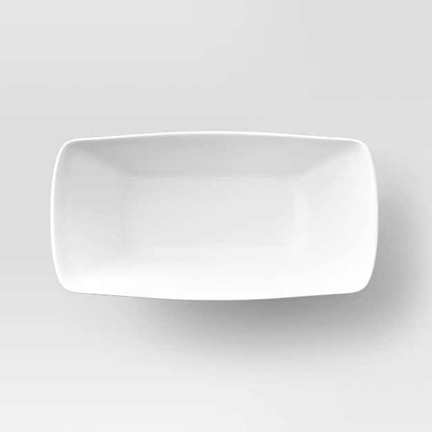 96oz Porcelain Swerve Serving Bowl