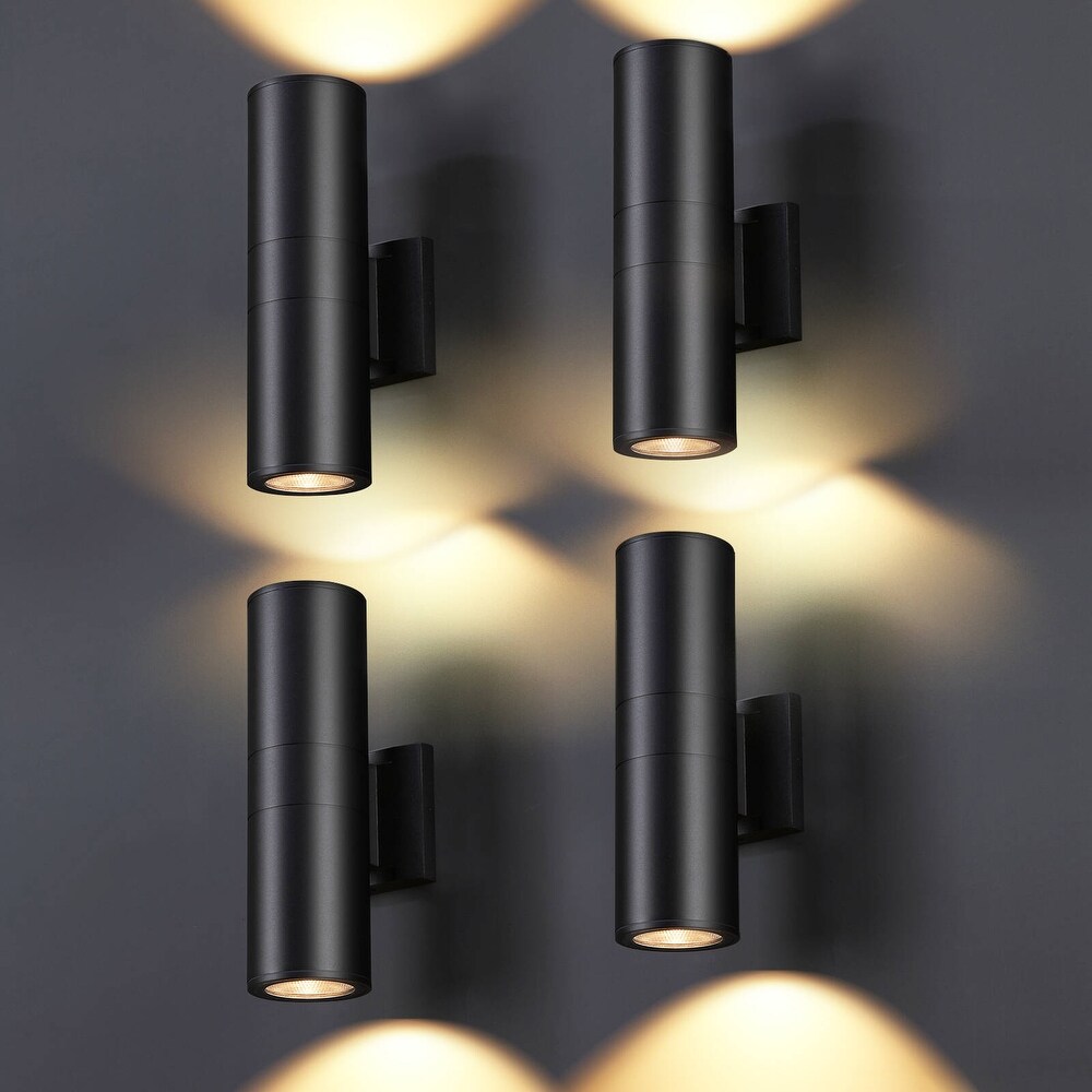 IP65 Integrated LED Cylinder Up Down Wall Light Outdoor