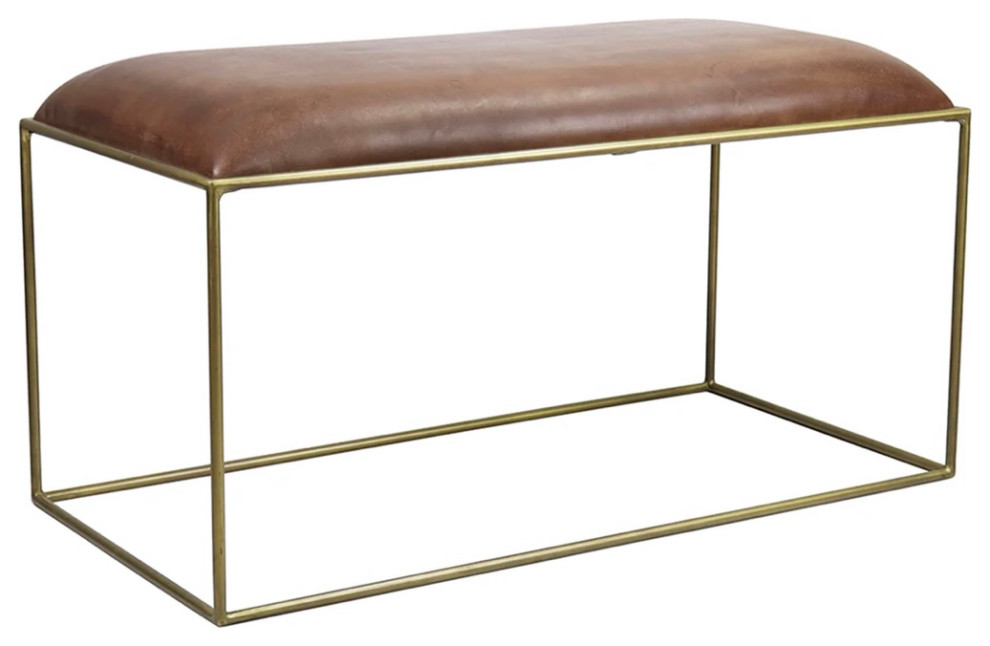 Matthew Izzo Home Glimmer Long Stool   Contemporary   Footstools And Ottomans   by Matthew Izzo  Houzz