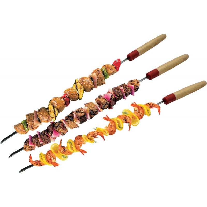 GrillPro 6-Piece Stainless Steel Skewer