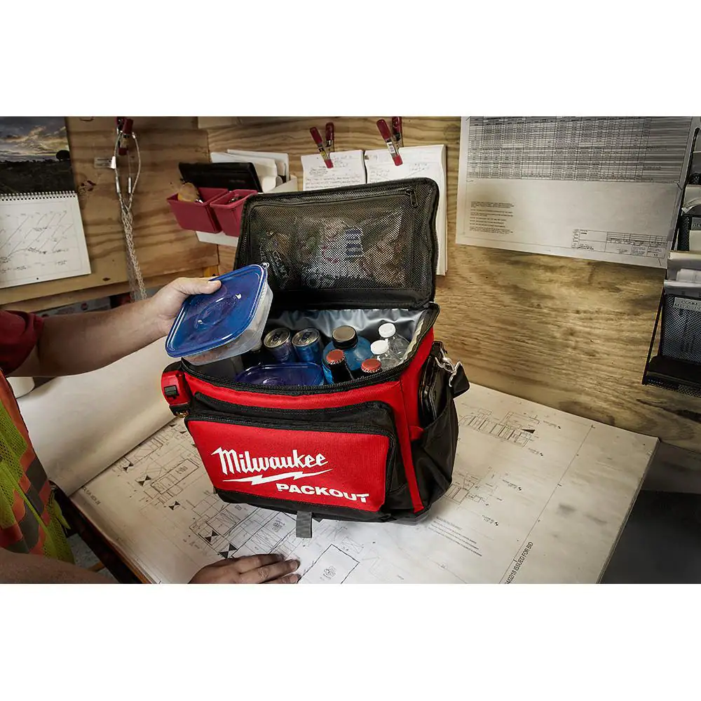 Milwaukee 15 in. PACKOUT Backpack With PACKOUT Cooler Bag