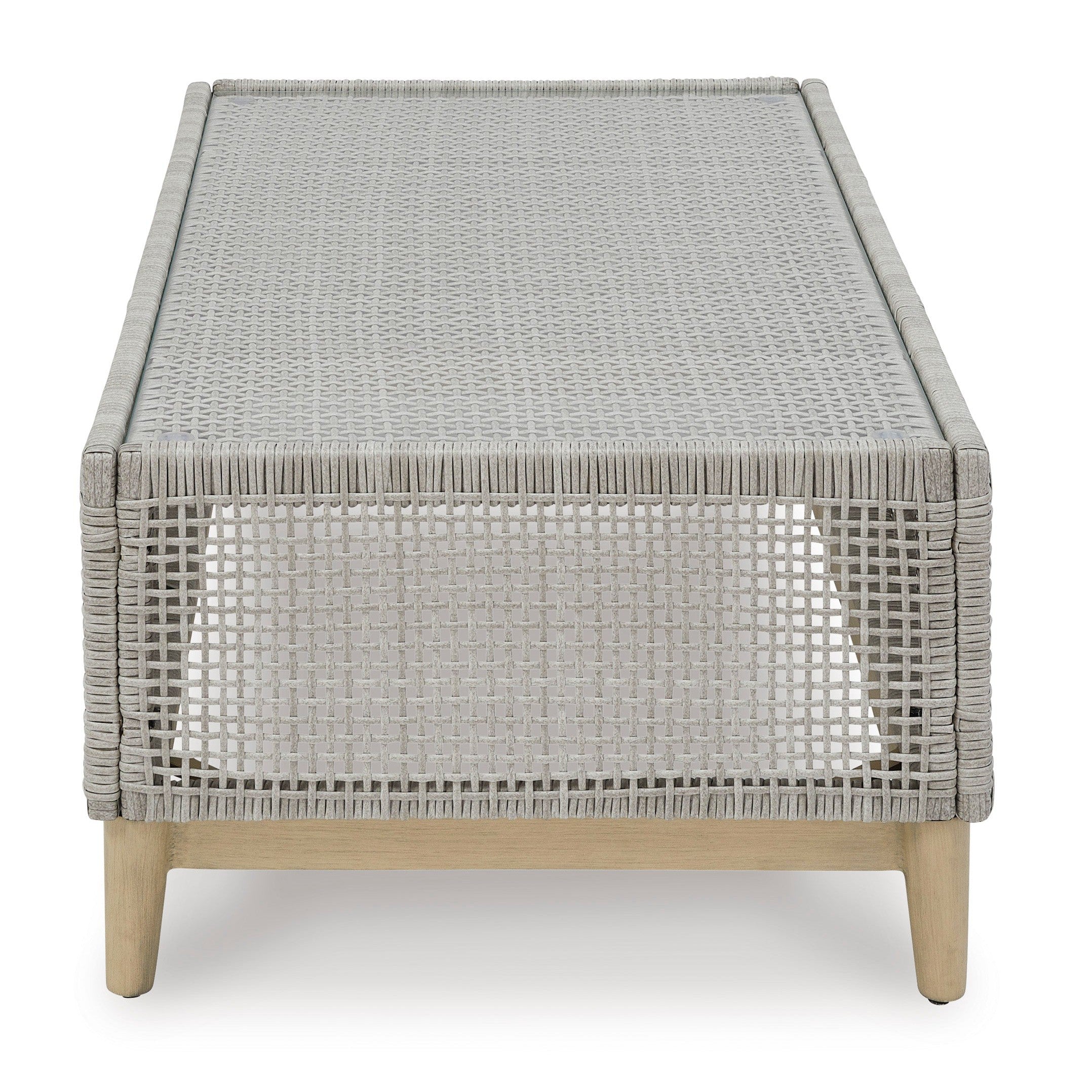 St Barts Outdoor Coffee Table Open Weave  48