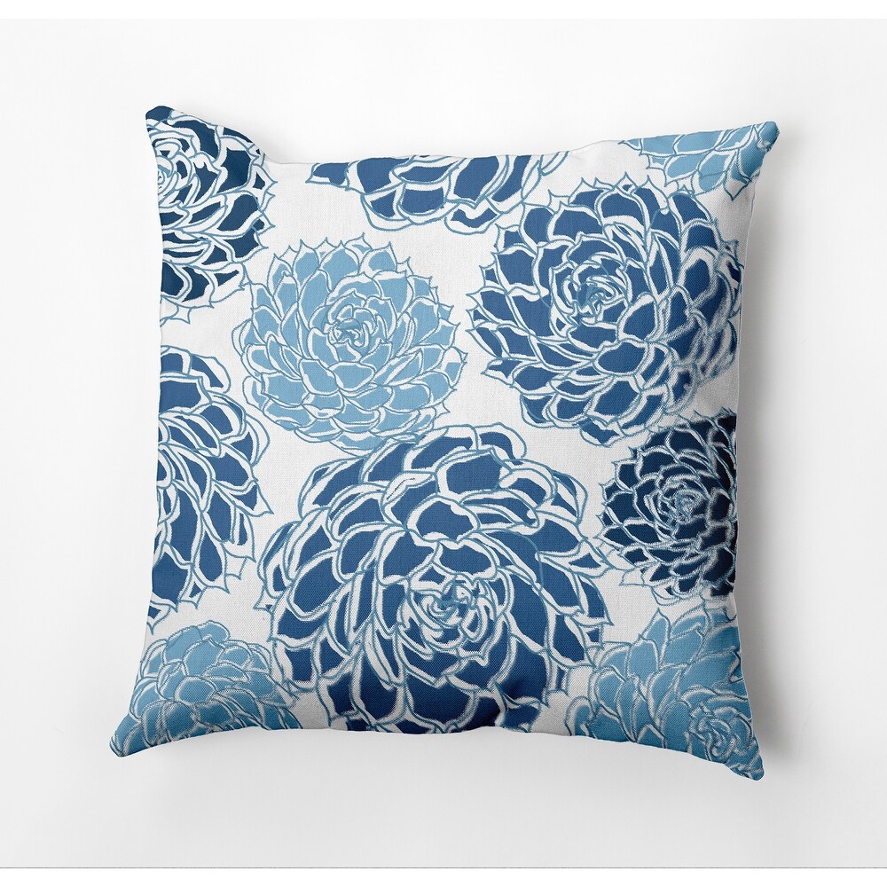 Olivia Floral Print Outdoor Pillow