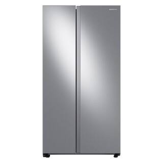  36 in. 28 cu. ft. Smart Side by Side Refrigerator in Fingerprint-Resistant Stainless Steel Standard Depth RS28A500ASR