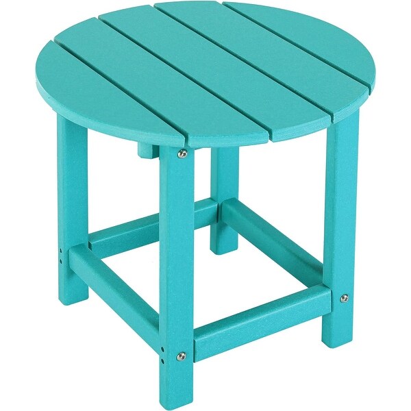 Round Adirondack Side Table End Table，Outdoor Side Tables