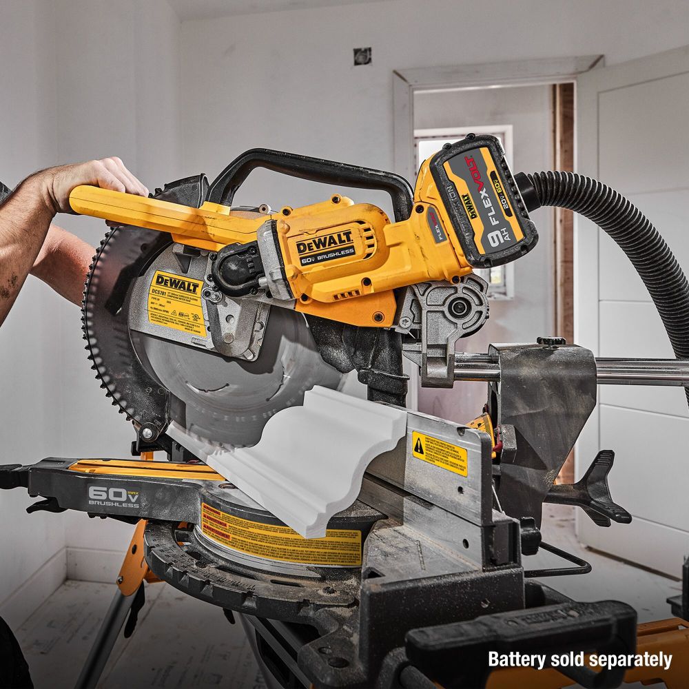 DEWALT 60V 12'' Sliding Miter Saw Bare Tool DCS781B from DEWALT