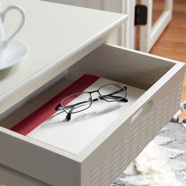 Landers 1 Drawer Accent Table   Traditional   Side Tables And End Tables   by Safavieh  Houzz